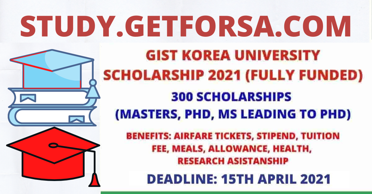 Scholarship In South Korea At Gwangju Institute GIST