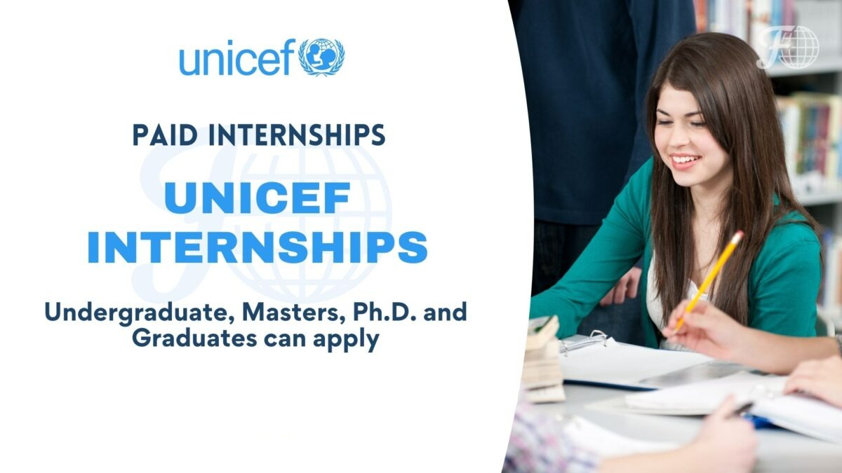 Opportunity To Apply For The UNICEF Internship Program 2023-24 (Fully Funded)