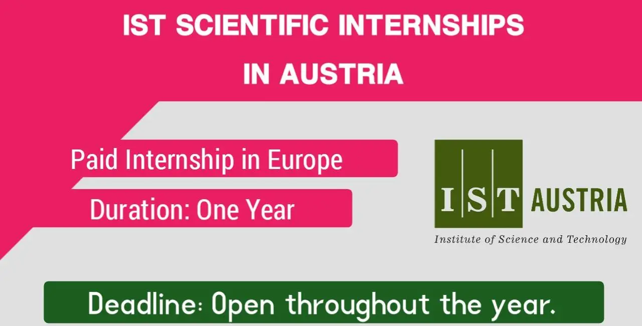 IST Internship in Austria for International Students 2023 Fully Funded