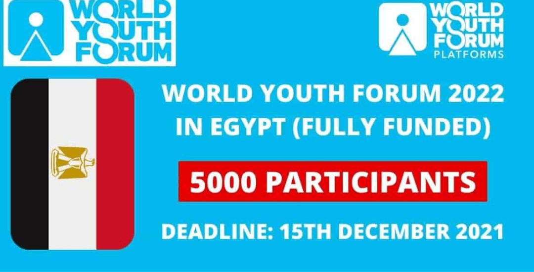 World Youth Forum 2022 in Egypt | Fully Funded | International Students