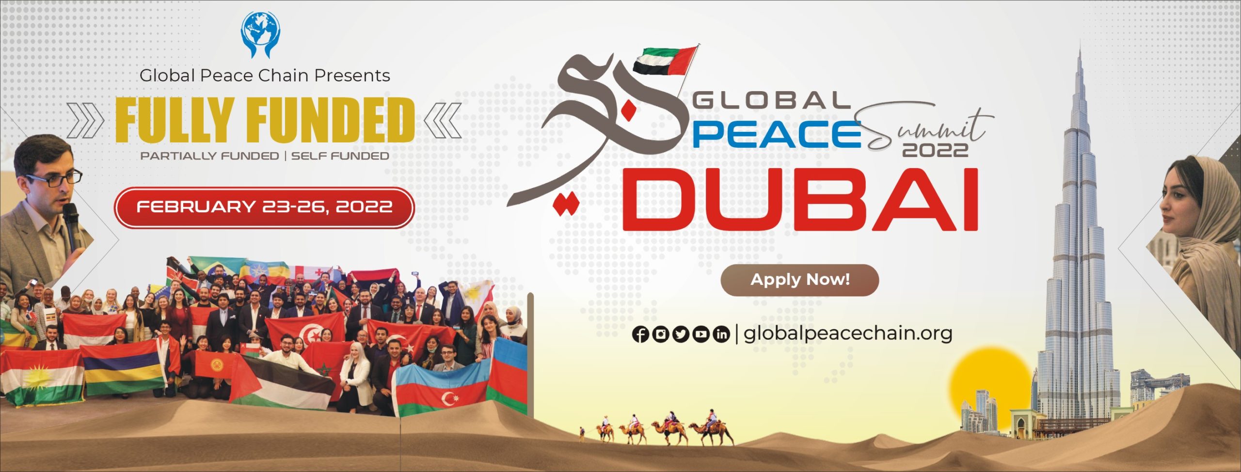 Global Peace Summit Dubai 2022 | Fully Funded Conference in Dubai