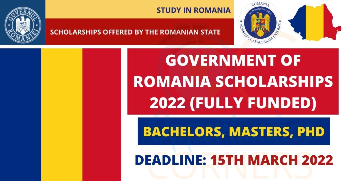 Romania Government Scholarship 2022 | Fully Funded | Study in Europe