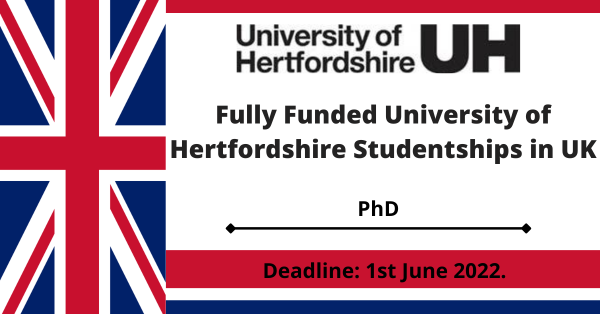 The University Of Hertfordshire Scholarship in the UK l 2022