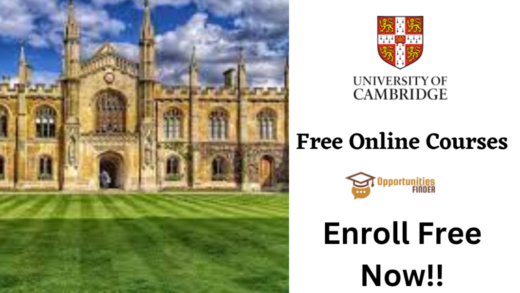 Free Online Courses at University of Cambridge with free certificate