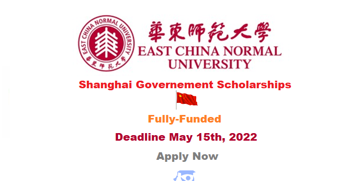 Shanghai Government Scholarship at ECNU for International Students 2022/23