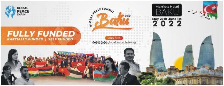 Global Peace Summit Baku 2022 – Fully Funded Program