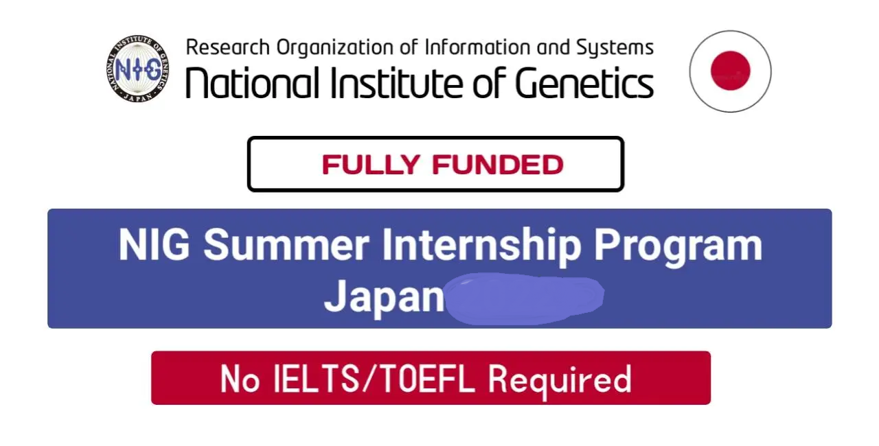 NIG Summer Internships 2023 in Japan
