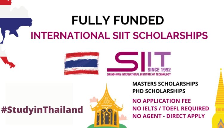 SIIT Scholarship for International Students in Thailand