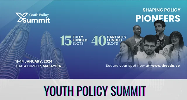 Hurry up! Complete your Application Form for Youth Policy Summit Malaysia 2024 before November 05, 2023.