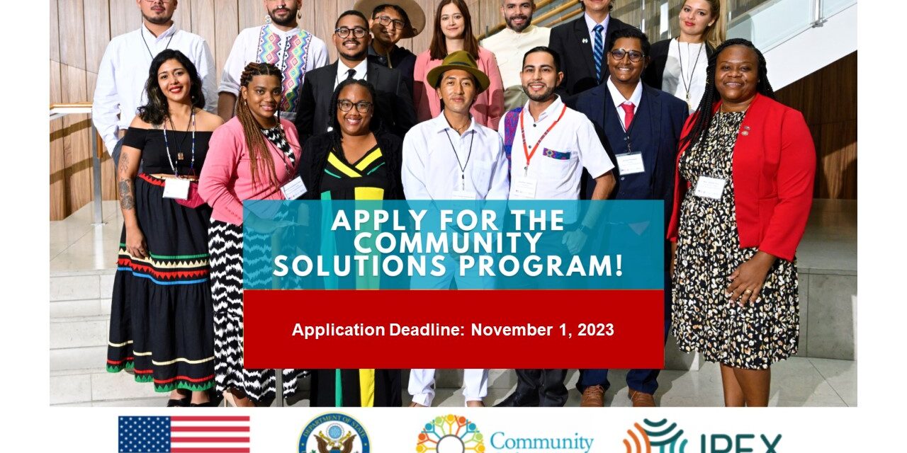 Community Solutions Program 2024 In The USA Fully Funded Scholarships   Community 1 1280x640 1 